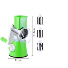 3-in-1 Manual Rotary Cheese Grater for Vegetable Cutter